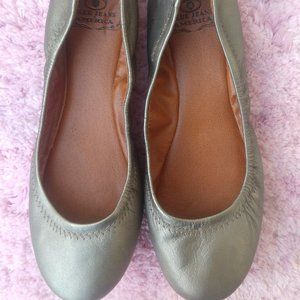LUCKY BRAND EMMIE BALLERINA FLATS 6 GRY
